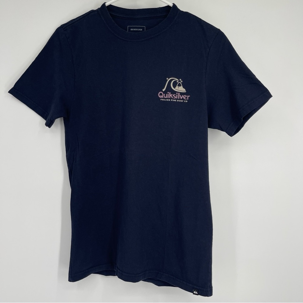 Quiksilver Men's S Short Sleeve Tee Classic Surf Skate Streetwear Casual Beach